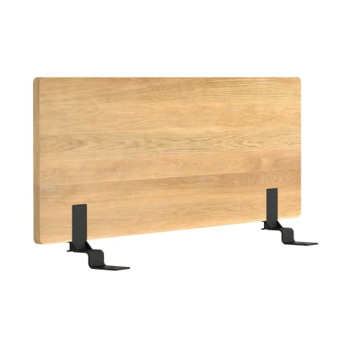 MUJI Wooden bed frame headboard, semi-double size, width 123 x depth 2.5 x height 45 cm, oak veneer 82579604