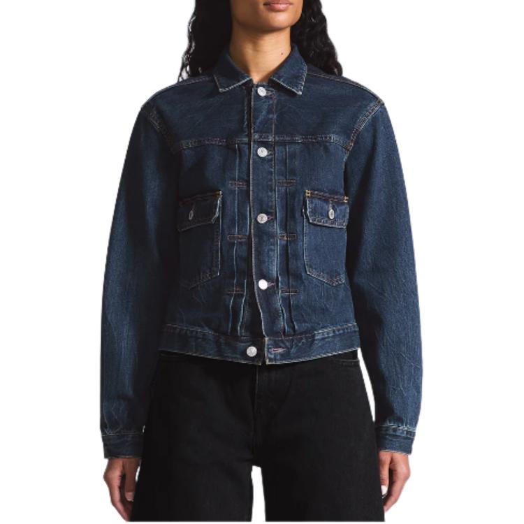 Levis Bluetab™ Series FW25 Button Flap Pocket Loose Denim Jacket Women jackets A5884-0004