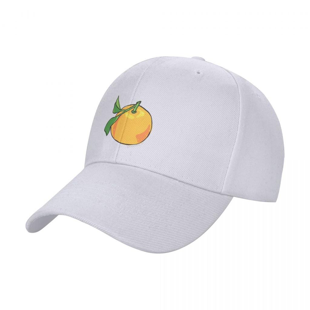 Orange Baseball Cap Icon Golf Cap Fun Hats Women Hats Men's