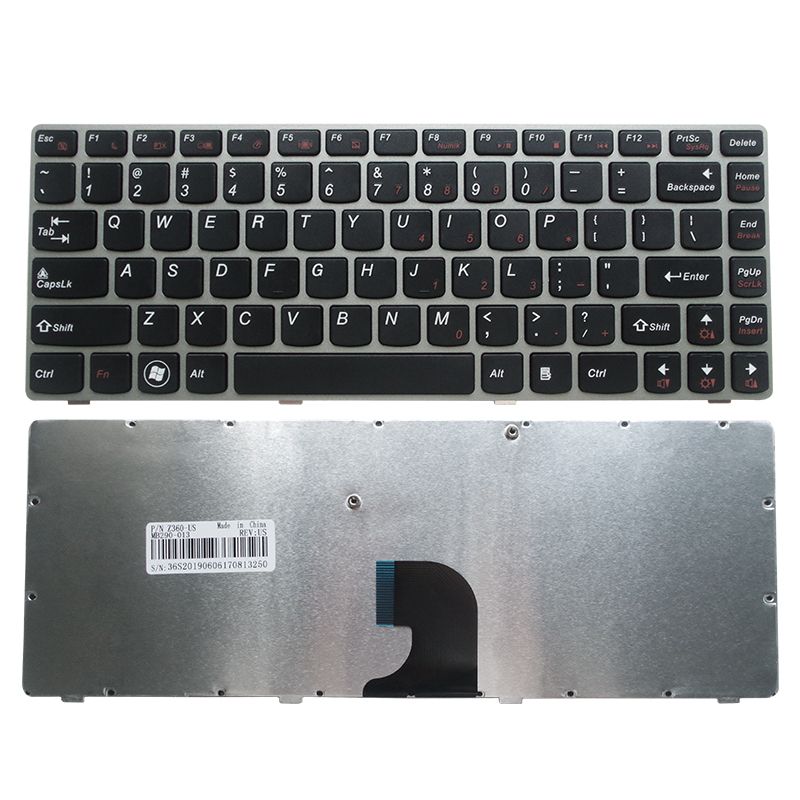 

Lenovo Gray Frame New English Z360 Keyboard