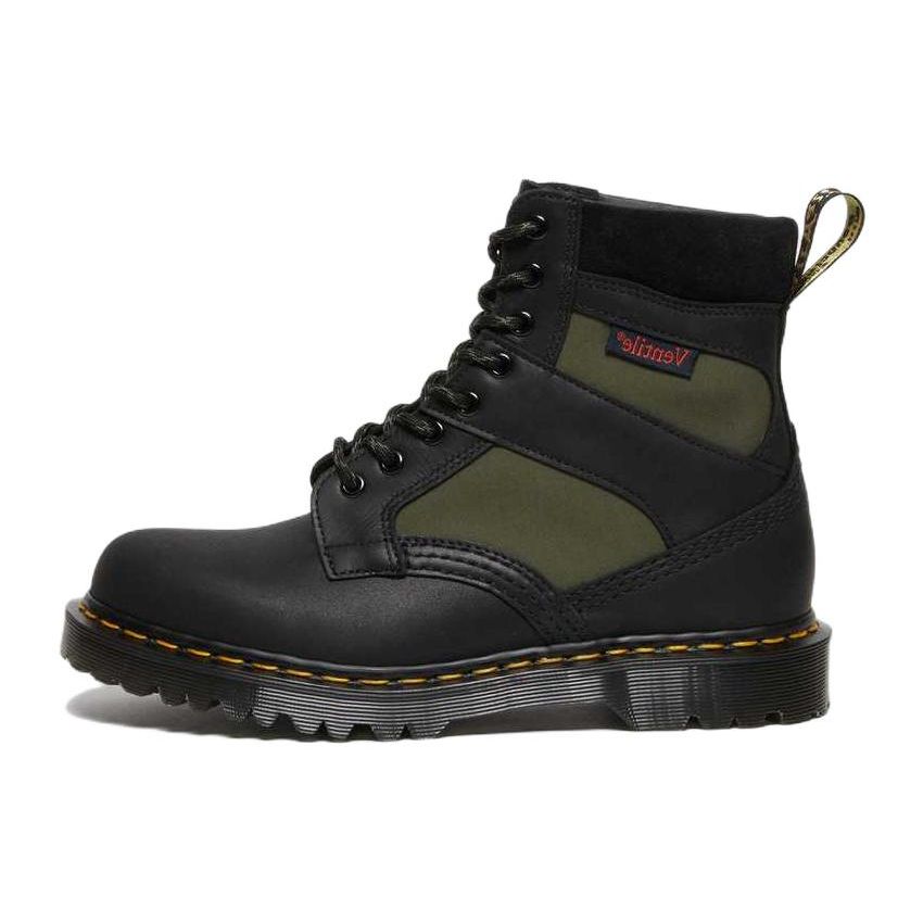 Dr. Martens Leather Padded Panel Short Boots Unisex boots Black 27754002