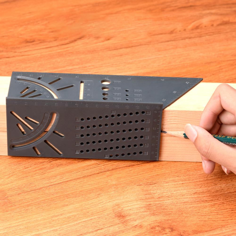 Woodworking Scribe Mark Line Gauge T-Type Ruler 90 Degree Gauge Measuring Carpenter