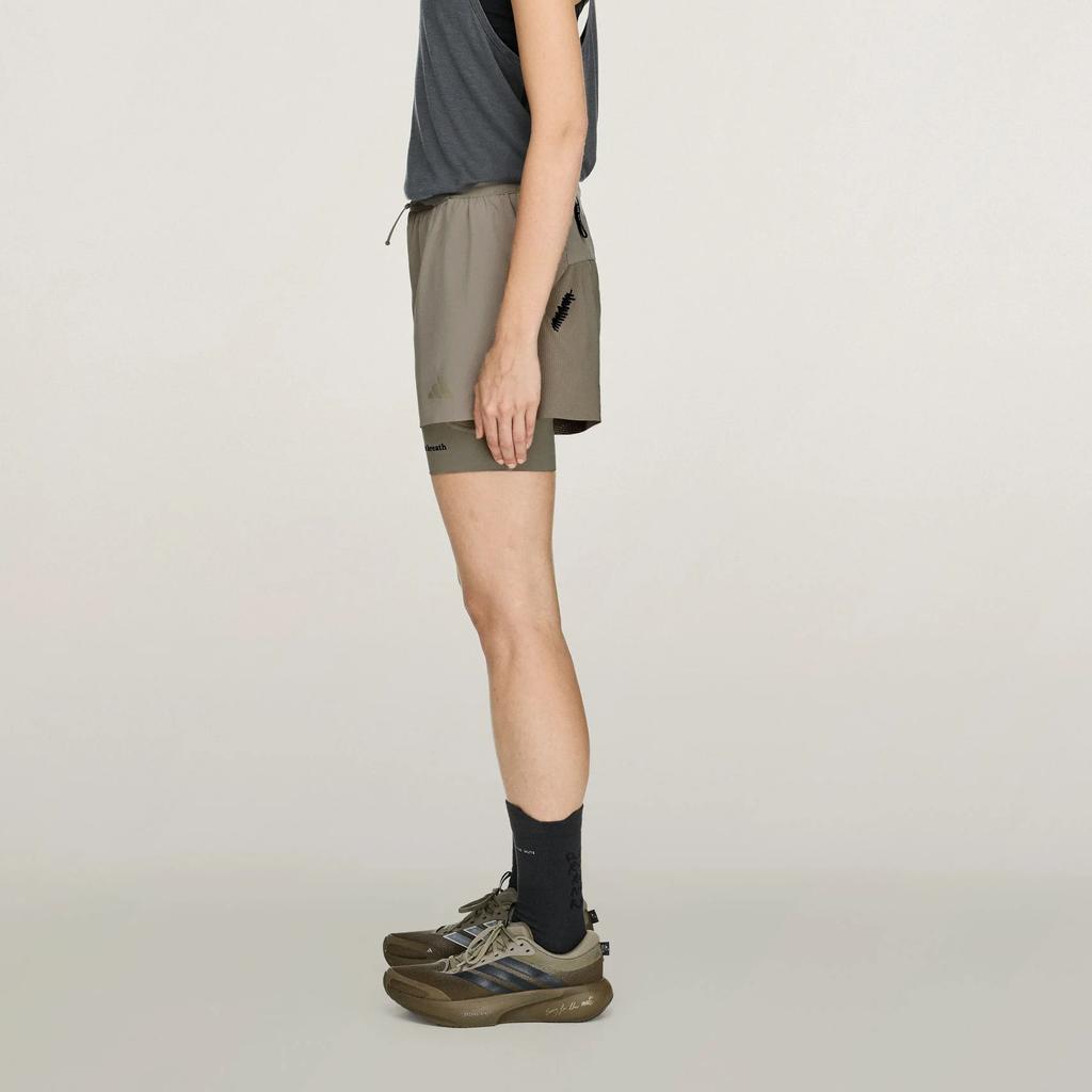 adidas X SONG FOR THE MUTE Running Shorts Women's Light Sesame Taupe M