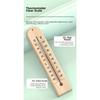 Wooden Thermometer Wall Thermometer Non-mercury Kerosene Solution
