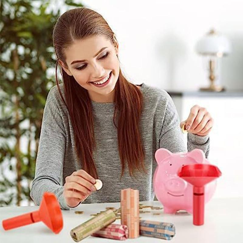 Coin Counter Coin Sorters Coded Coin Tubes and Assorte Coin Wrappers Improve Home Aesthetic Coin Sorter Ornaments