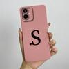 Case For Samsung A07 Cute Lover Letters Soft Phone Back Cover For Galaxy A07 4G Full Protection Liquid Silicone Shockproof Funda