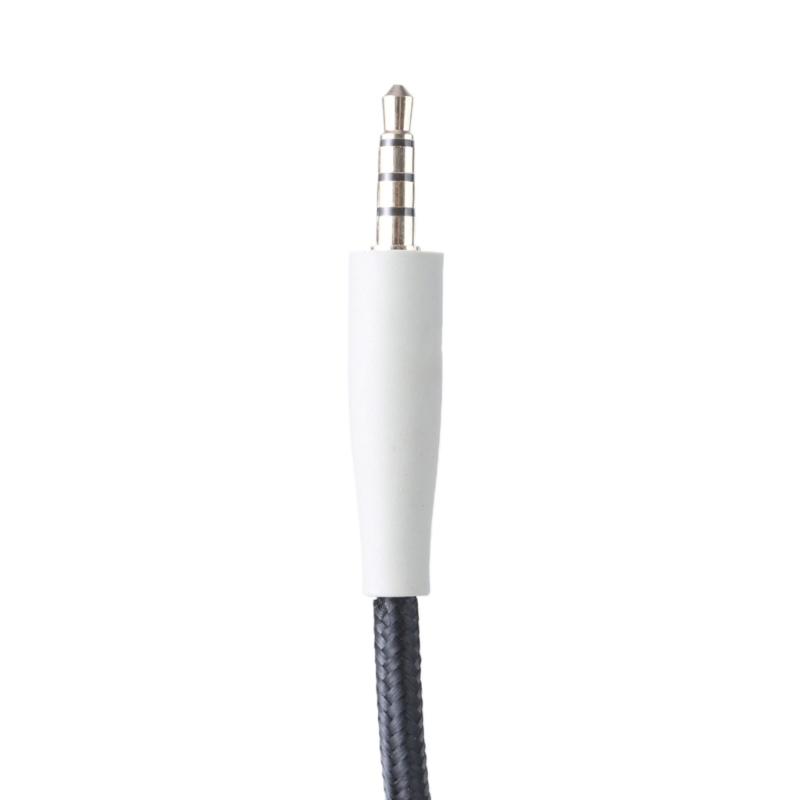 Durability Nylon Woven Headphone Cord for MMX100 Headphone Cable Easy Installation 3.5mm to Type C Replacement Wire
