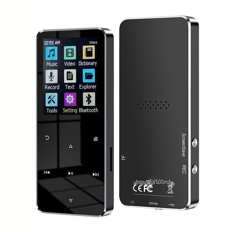 1.8" MP4 Bluetooth Music Player with FM, Recorder, Speaker, and Card Slot