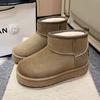 New platform cotton shoes women's versatile snow boots women's outer wear winter new heightening warm cotton shoes