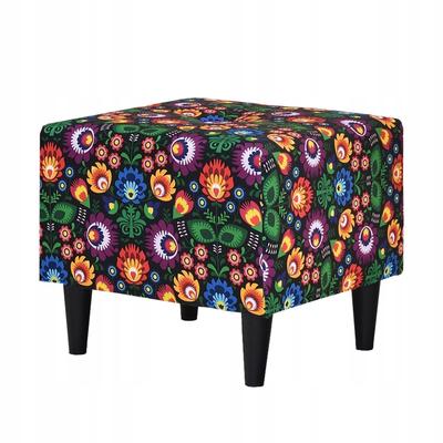 Pouf Footrest Seat Ari Print Family Furniture