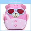 Cartoon Sunglasses Bear Childrens School Backpack With Lightweight Nylon For Kindergarten Kids