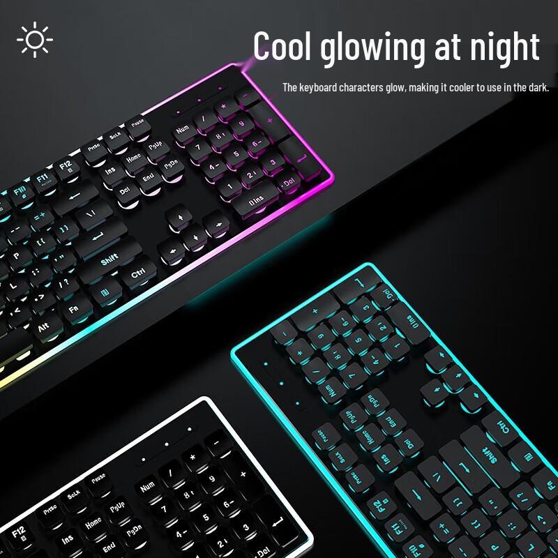 EWEADN Silent Wireless Keyboard and Mouse Combo