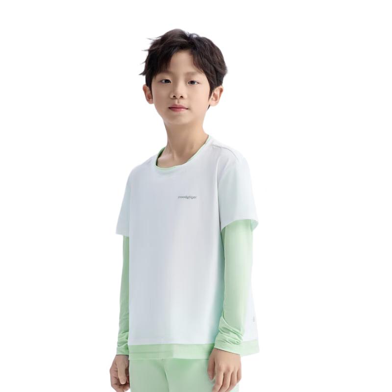 Moodytiger Boys Layered Cooling Sun Protection Long-Sleeve T-Shirt 130