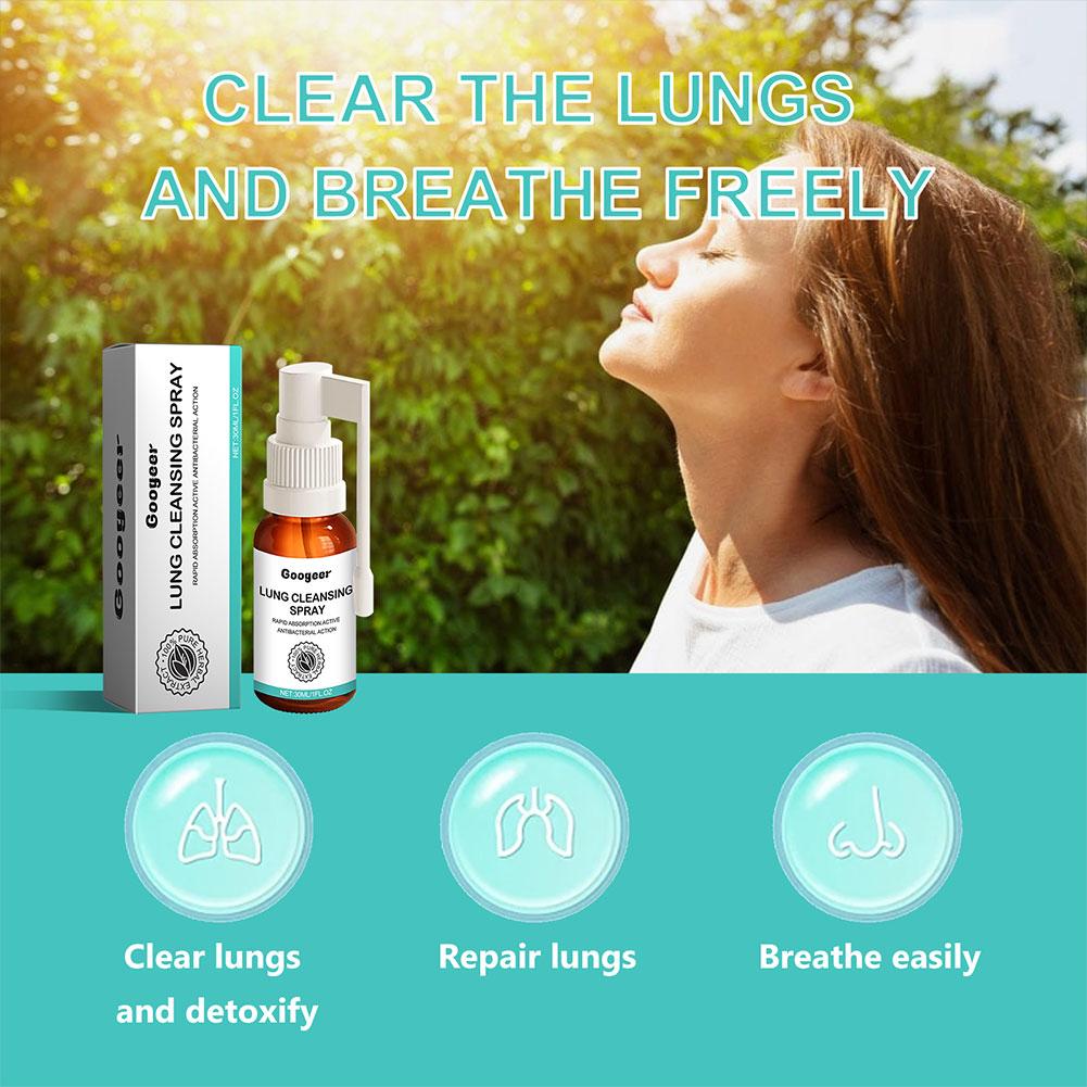 1/3/5PCS Lung Herbal Cleanser Spray Smokers Clear Nasal Mist Anti Snoring Congestion Relieves Solution Clear Throat Breath Spray