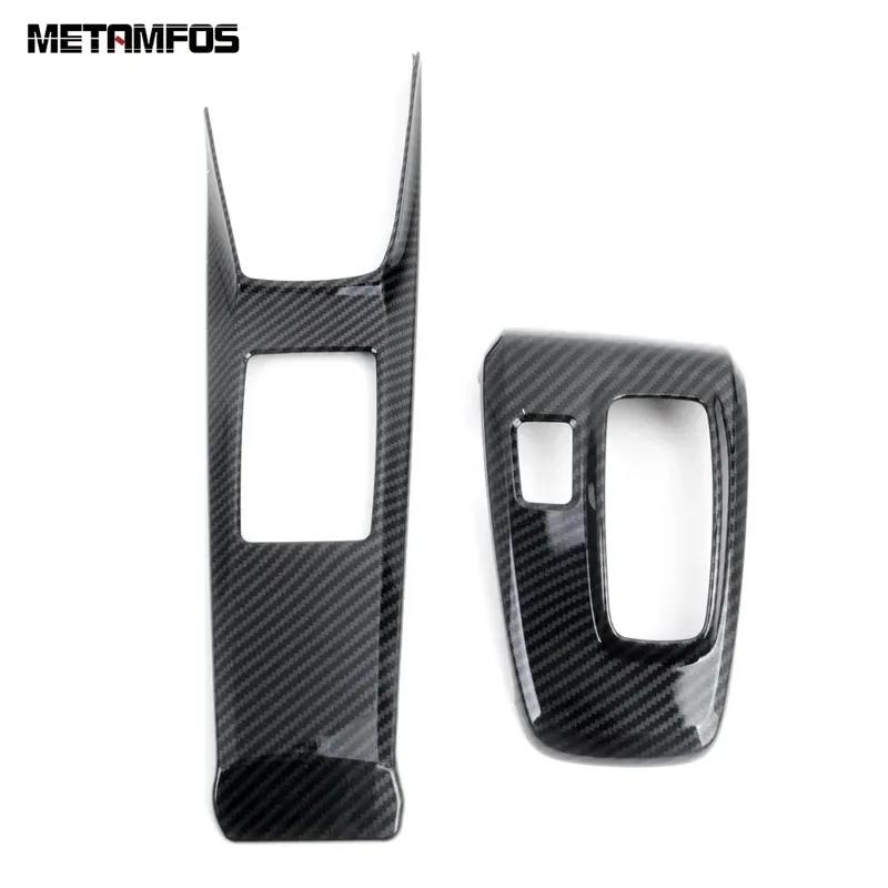 Center Console Gear Shift Box Panel Cover Trim Frame For Hyundai Sonata     Carbon Fiber Accessories Car Styling