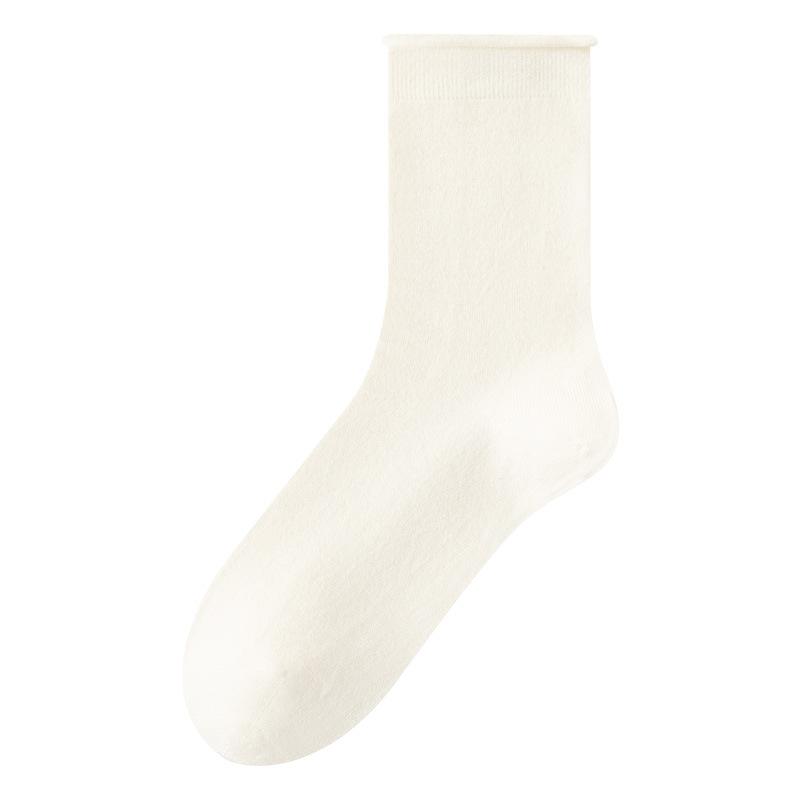 Ladies Winter Thickened Warm Heat Storage Spontaneous Heat 7A Antibacterial Loose Mouth Wool Pile Socks