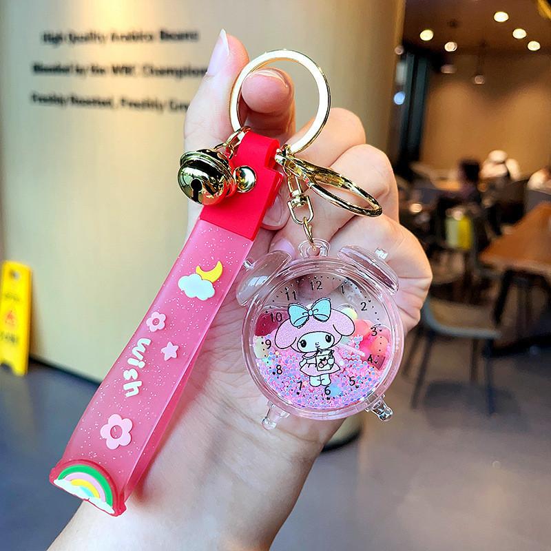 Unique Floating Sand Acryl Keychain Cute Astronaut Design For Gifts And Souvenirs