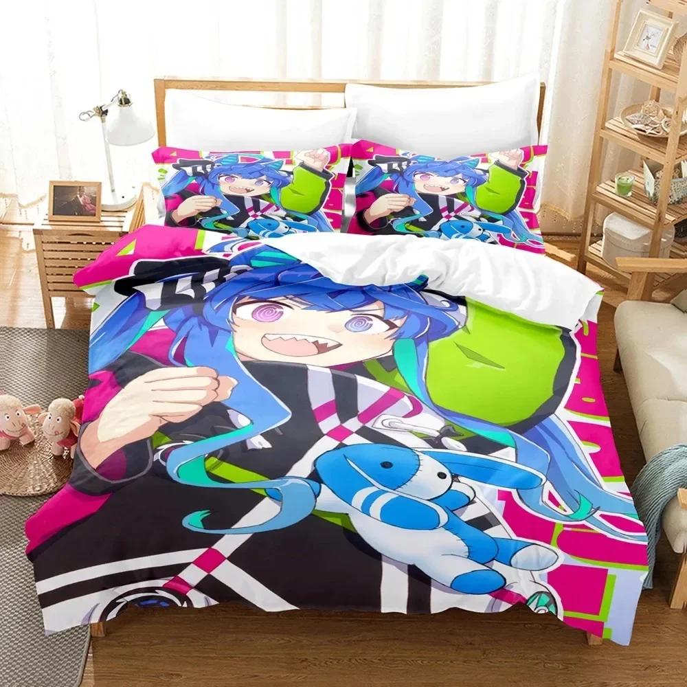 3D Anime Uma Musume Pretty Derby Twin Turbo Bedding Set Printed With Pillowcase Duvet Cover Soft Single Double Queen King Size