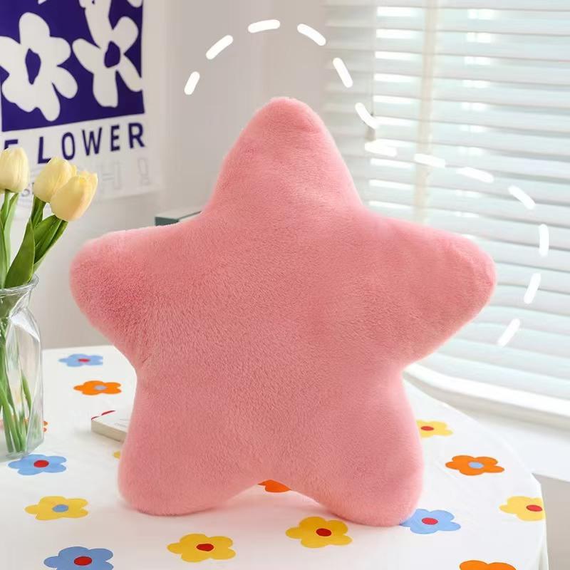 Star Throw Pillow Plush Doll Toy Super Soft Sleeping Pillow Sofa Cushion Bedroom Ornaments Office Girl Birthday Gift