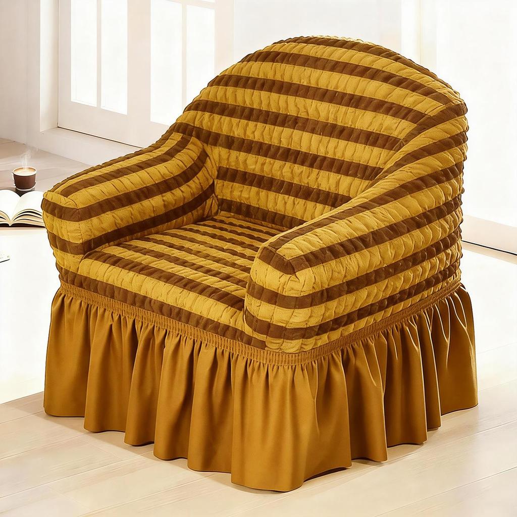 Cross-border Bubble Gauze Lace Sofa Cover: Thick, Non-slip, Dustproof for All Seasons