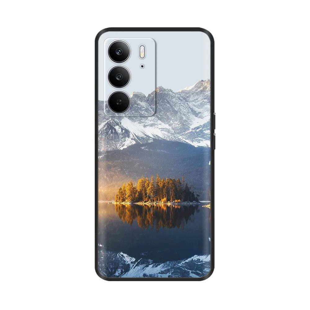 For Realme 14x 5G Phone Cases Funny Camera Protection Soft Liquid Silicone Back Cover for Oppo Realme C75 4G realmeC75 Fundas