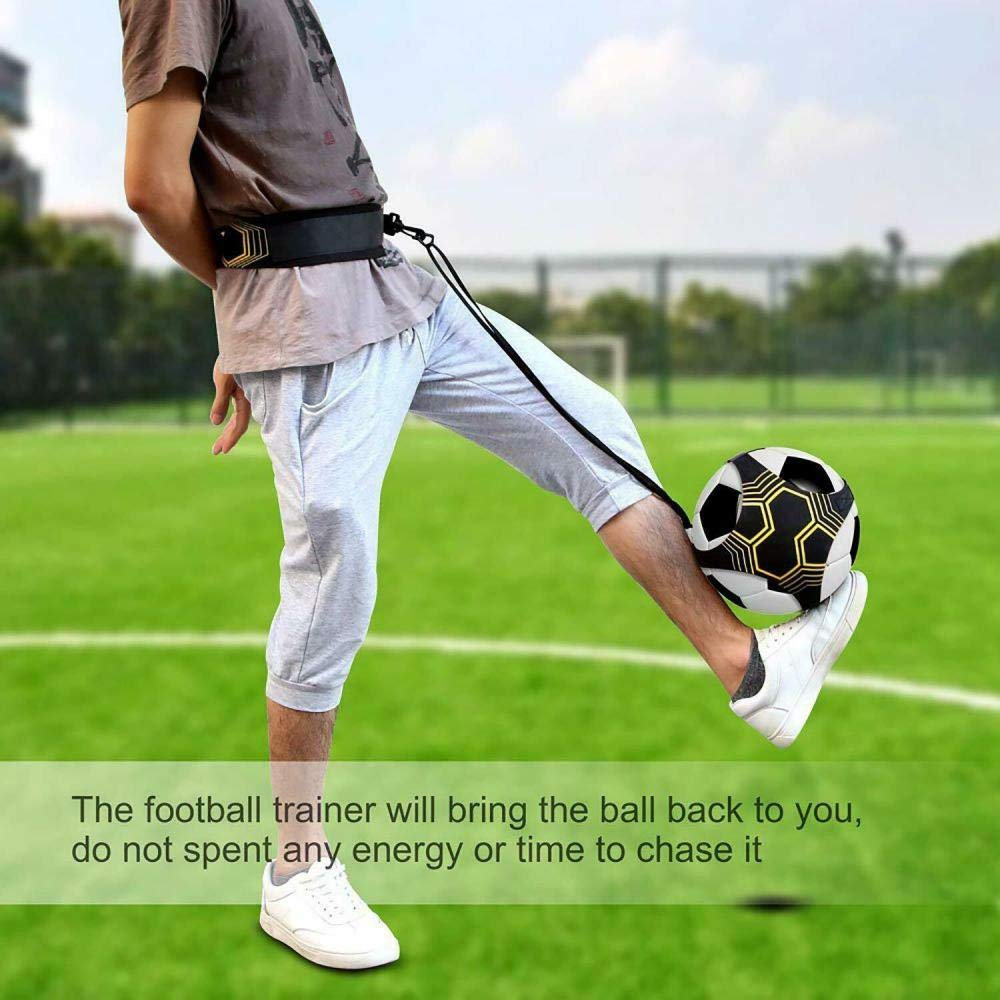 Durikant Soccer Practice Ball Ball Become a Adjustable Size Ball for and Soccer Practice Soccer Outdoor Fitness Kick, Return, Star, Trainer, Shooting,