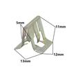 10Pcs Metal Rivets Universal Auto Front Console Dash Dashboard CD Panel Snaps Clips Retainer  Metal Clip