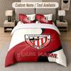Athletic Bilbao FC Design Bedding Set Custom Text 1 Duvet Cover & 2 Pillow Cases