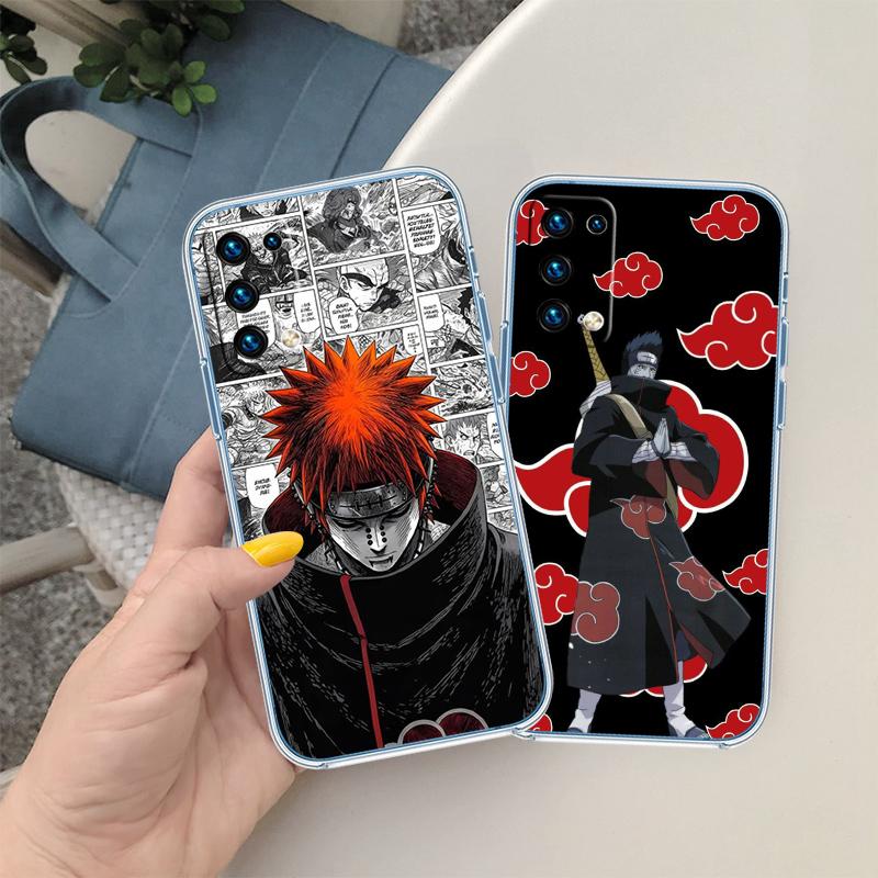 Anime Naruto Transparent Phone Case for Motorola Moto Edge 20 30 40 50 S30 Fusion Ultra Pro Neo Lite + G200 G23