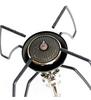 COOLCAMP Portable Folding Camping Stove, Black Spider Cassette Gas Stove for Outdoor Barbecue Cookware