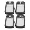 4pcs Clip On Solar Motion Sensor Lights 3 Modes Intelligent LED Light IP65 Water Proof for Fence Gutters Patio Camping