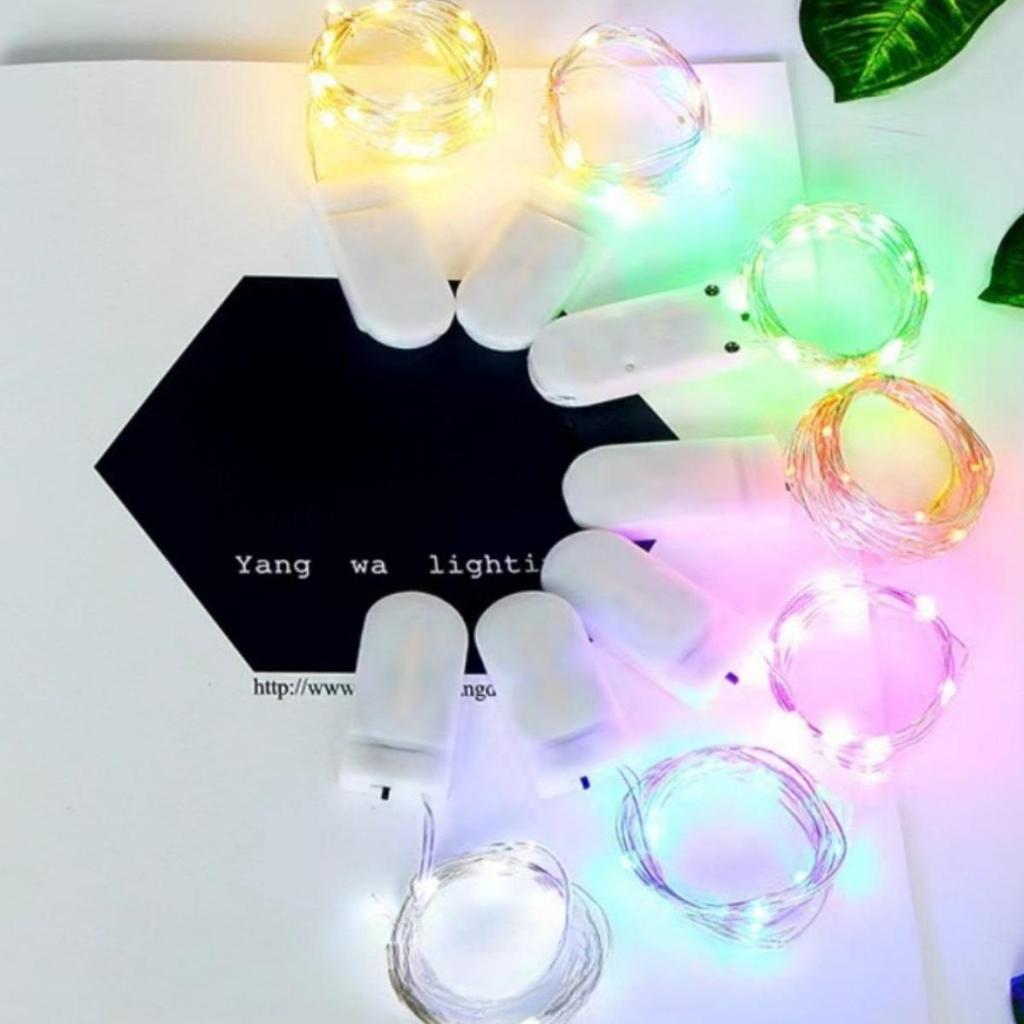 Zhou Peisi Milky White U-Shaped Button Battery Box with Lead Wires and Switch for String Lights