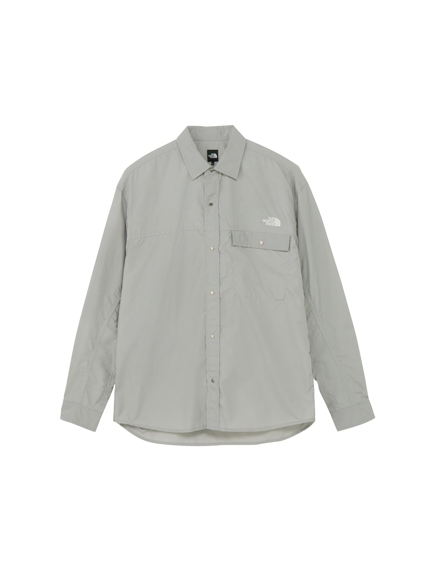 

The North Face Nuptse Meld Size Long Sleeve Shirt, Gray, XS,