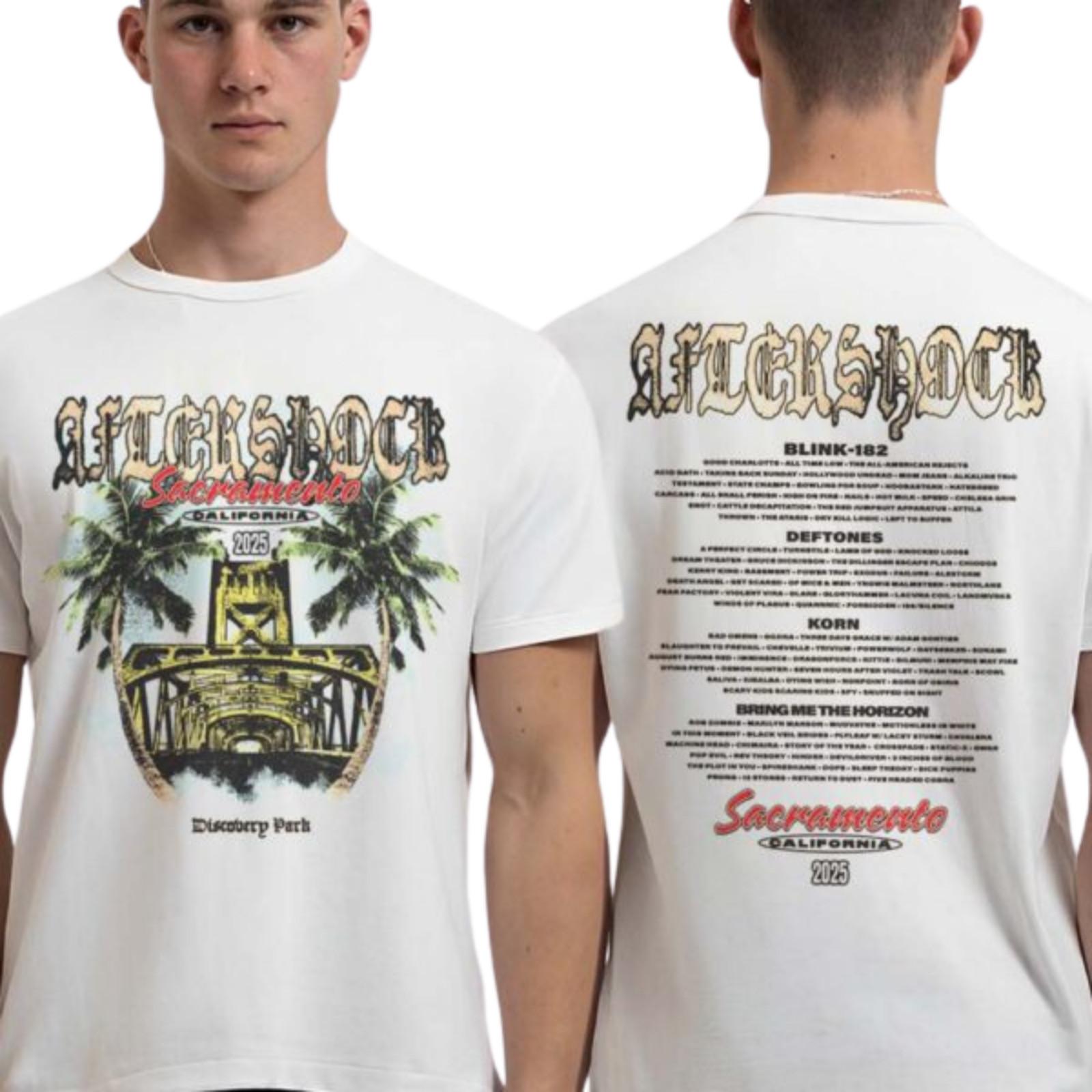 Aftershock Festival 2026 Sacramento CA The Crossing Lineup T-Shirt S