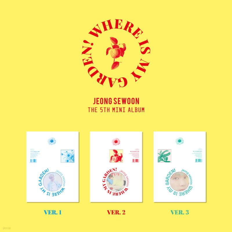 

Jeong Se-woon - 5th Mini Album: Where is my Garden! [1 out of 3 versions randomly sent]