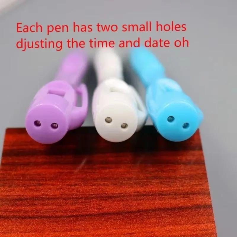 Creative Electronic Watch Ball for Office Clock Test School Students Supplies Blue Ballpoint Korean Stationery Pens for Writing