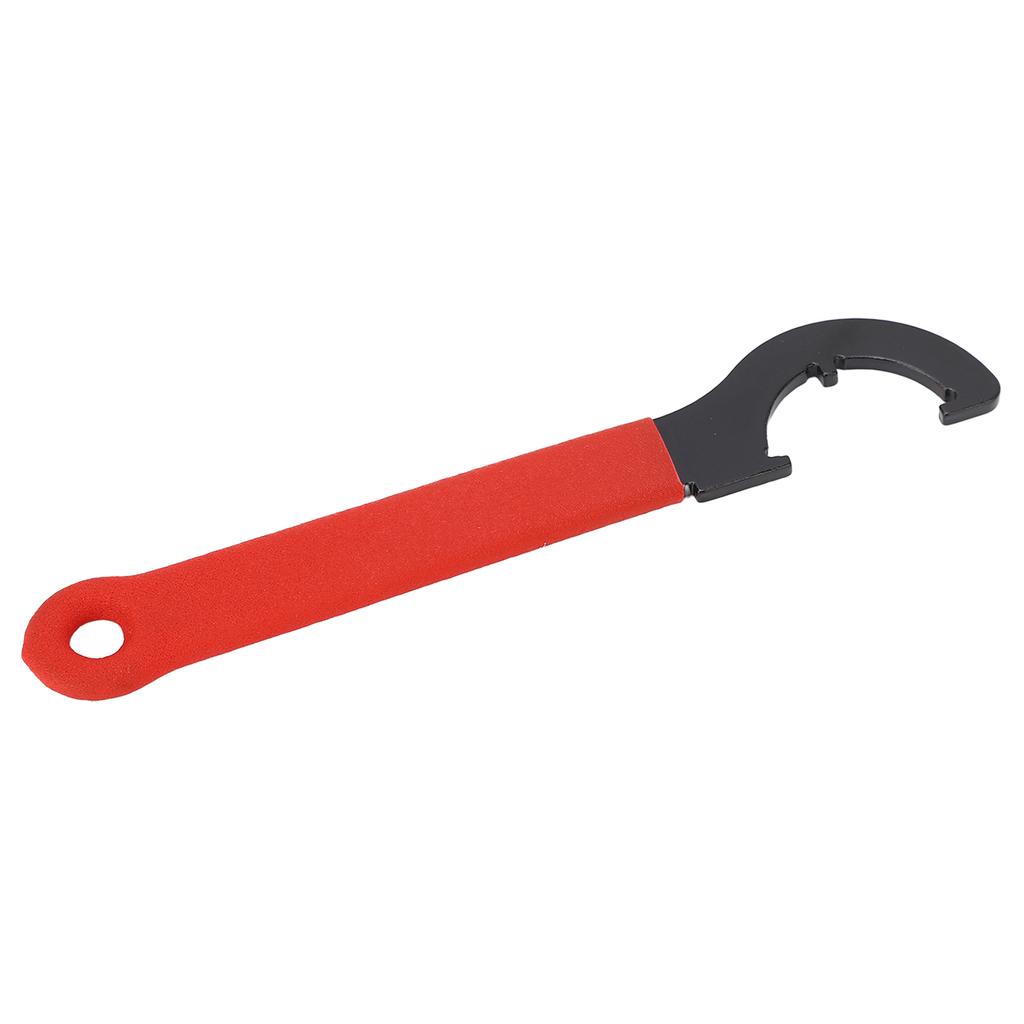 Clé à crochet en C Acier au carbone Outil clé à ergot avec poignée en caoutchouc pour raccord de tuyaux de sol