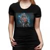 T-shirt Fabio Quartararo Pilote de Moto Français pour Femmes Col Rond Streetwear T-shirts Hauts d'Été Courts pour Femmes