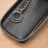 Zipper Coin Purse Leather Car Key Bag Portable Key Holder Organizer Pouch  Men Women