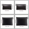 1PC Black Fireproof Faraday Bag for Car Keys File Safety Bag Protection Waterproof Portable File Storage Bag For Money Passport