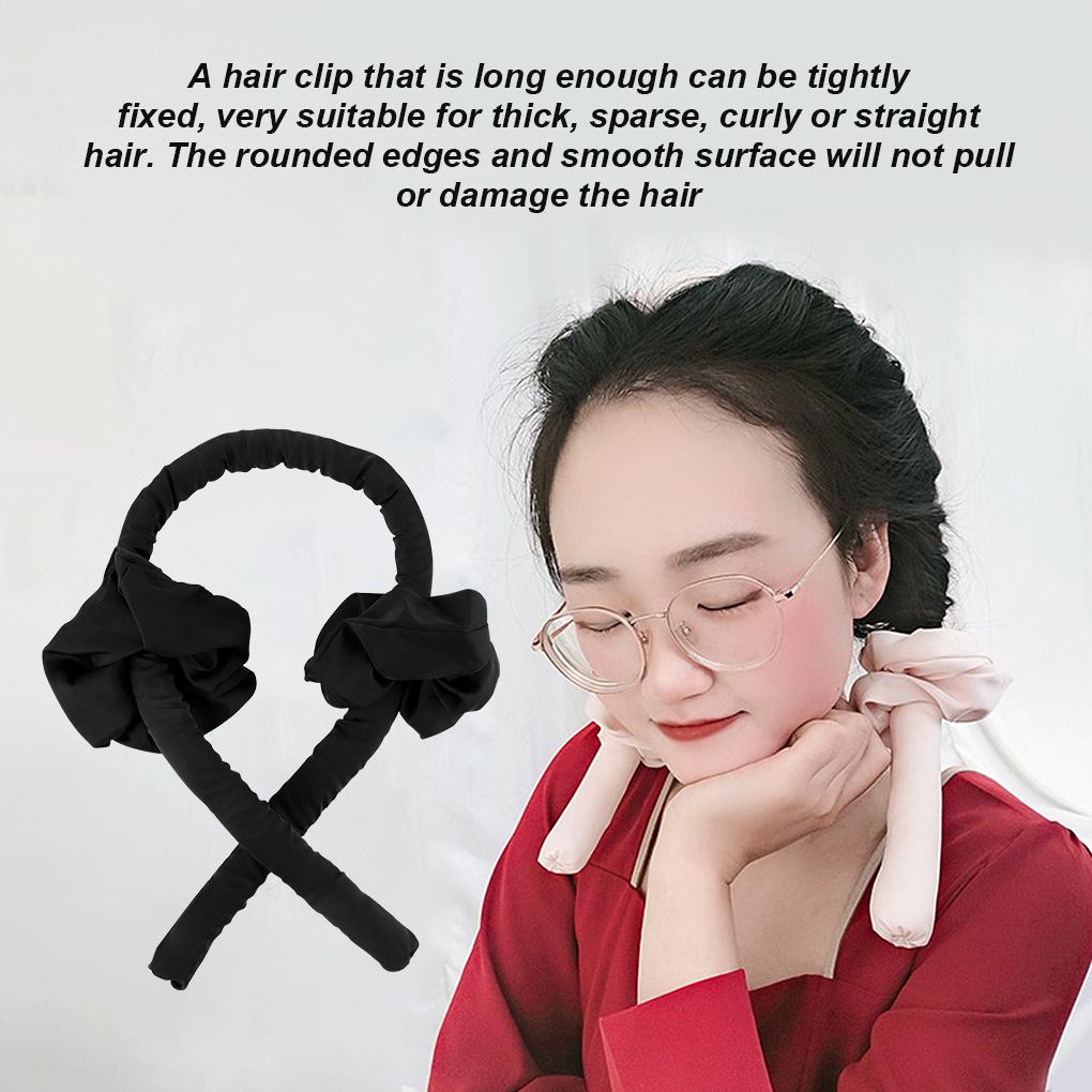 Heatless Curling Rod Headband No Heat Curls Ribbon Hair Rollers Sleeping