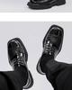 Men's 2025 Square Toe Height Increasing Leather Derby Shoes - Casual, Formal, & Wedding Wear