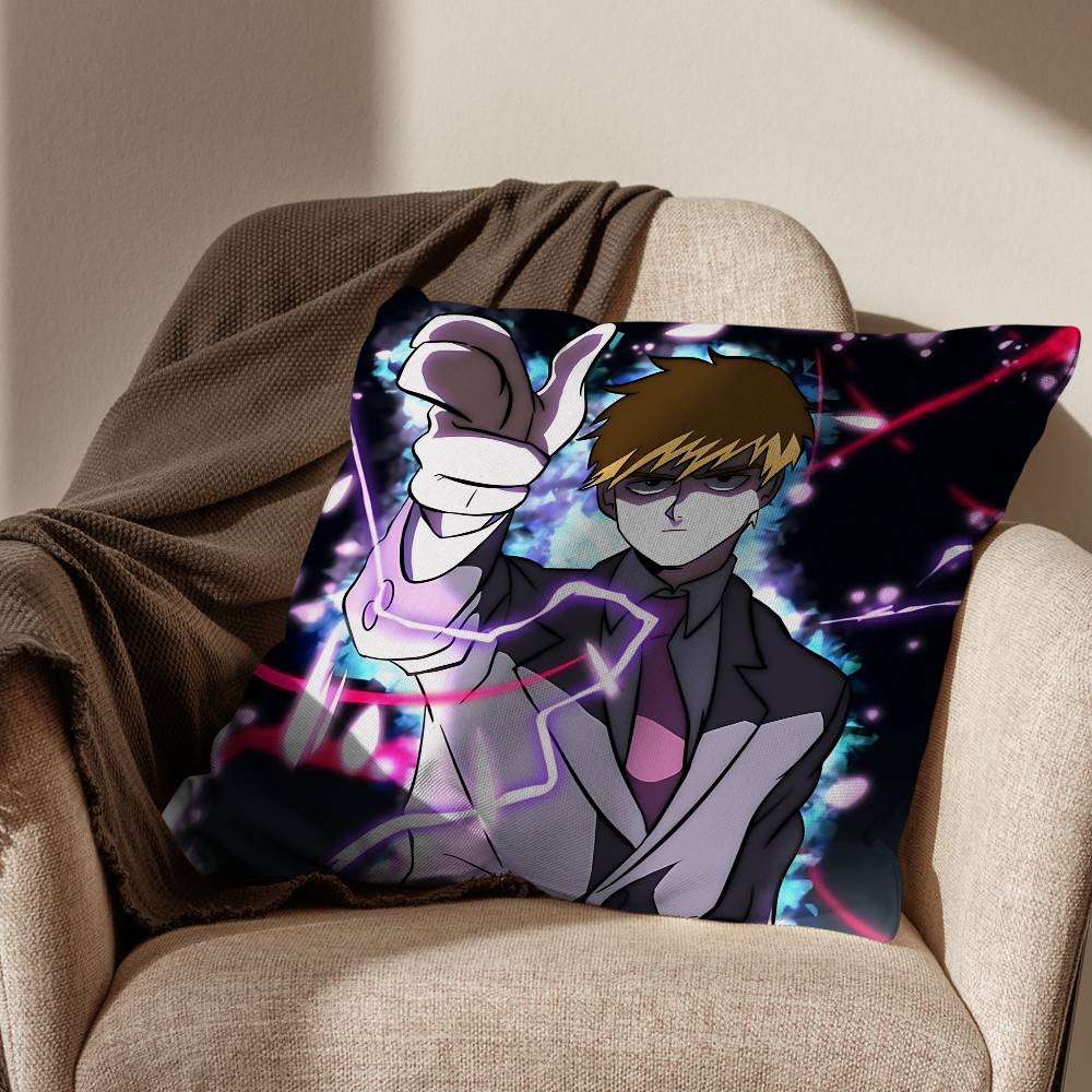

Cheer up MMob Psycho 100 Pillow Case Sofa Living Room Bedroom Headboard Backrest Cushion Square Cushion Nap Time 30x30cm