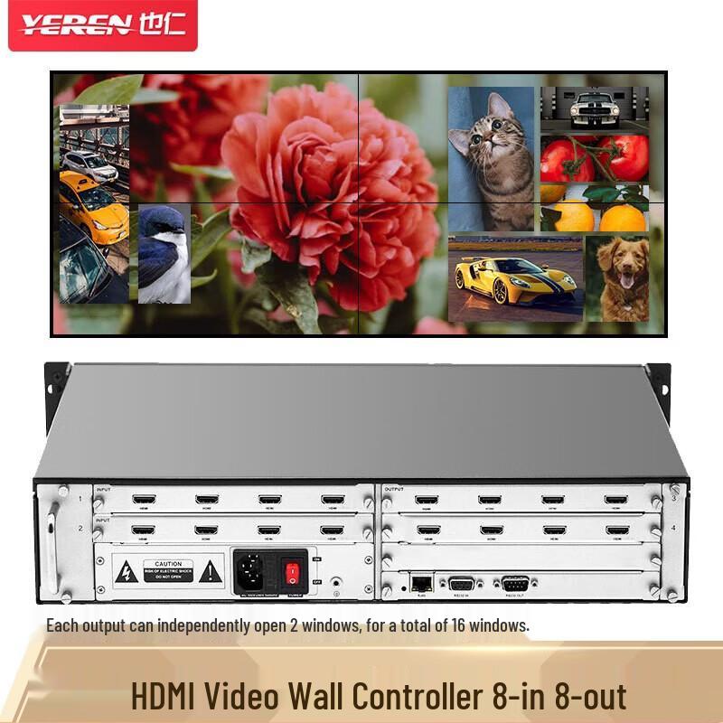 Yeren YMP14 8x8 HDMI Video Wall Processor