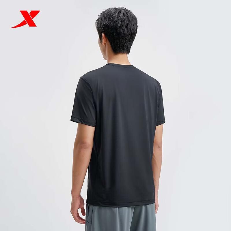 Xtep Men's Quick-Dry Knit Short Sleeve Top