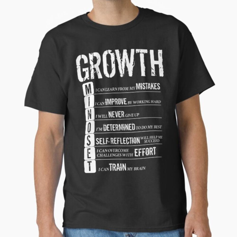 Определение установки на рост - Мотивационная цитата Вдохновение Футболка Унисекс Футболка XXXL