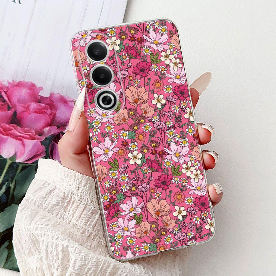 For OPPO K12x A80 Case 2024 New Fashion Love Heart Soft Silicone Back Cover For OPPO A3 Pro 5G CPH2639 A 80 K 12x CPH2667 Bumper