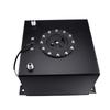 RASTP-High Quality Aluminum Universal 20L Oil Tank Mirror Polish Fuel Cell with Cap/Foam Inside with Sensor Fuel Tanks RS-OCC040
