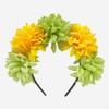 New simulated fabric flower headband fashionable ladies bride punk colorful daisy headband personalized party hair accessories