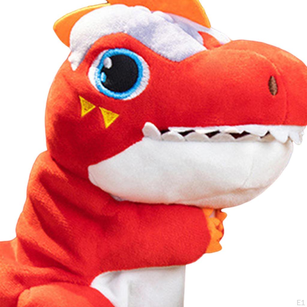 Animal Plush Toy Dinosaur Hand Puppet Cartoon Prop for Children